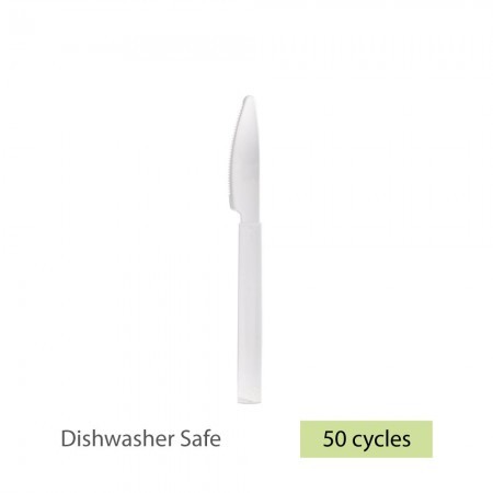 Duni Clear Knife Reusable 19cm Transparent