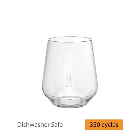 Duni Elegance Water Glass Reusable 30cl Transparent