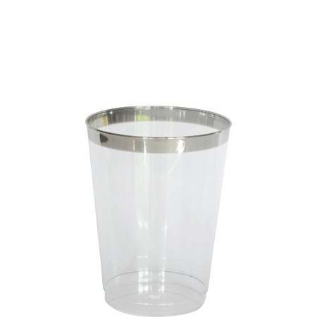 Duni Premium Concept Juice Glass, Transparent & Silver, 25cl