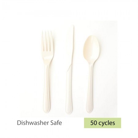 Superior Plastic Cutlery, Ivory, Pack of 100