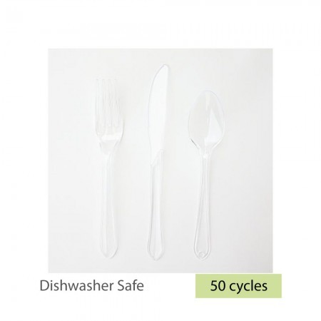 Superior Plastic Cutlery, Clear Pack of 100