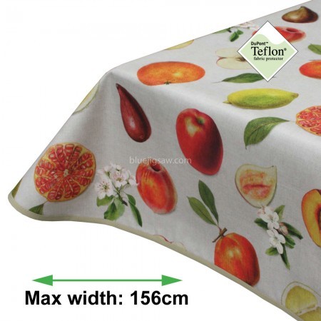 Eden's Fruit Acrylic Coated Tablecloth with Teflon
