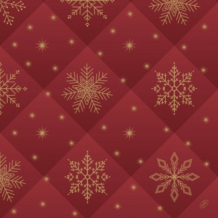 Duni Christmas Rhombus Bordeaux Dunilin® Napkin 48cm
