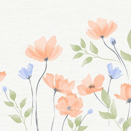 Bio Dunisoft® Napkin 40 x 40cm, Bunny Bloom