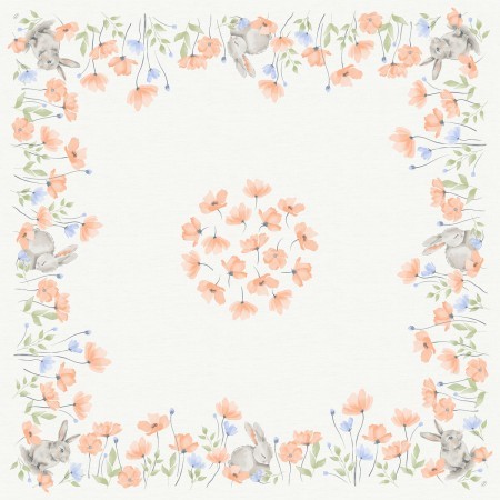 Bunny Bloom Bio Dunicel® Slipcover 84cm x 84cm