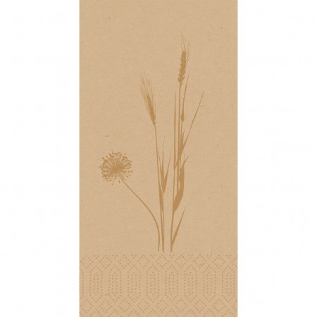 Meadow Natural Tissue Napkin, 2ply 40cm, 1/8 Book Folded