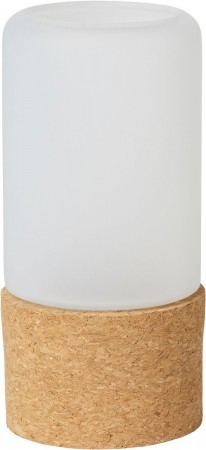 Hope Glass Candle Holder, 140mm x Ø70mm, White