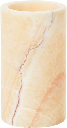 Mineral Candle Holder, 125mm x Ø70mm, Stone