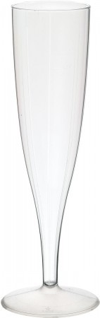 Duni Champagne Glass (shrink-wrapped pack) 13.5cl Transparent