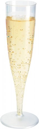 Duni Champagne Glass (display box) 13.5cl Transparent