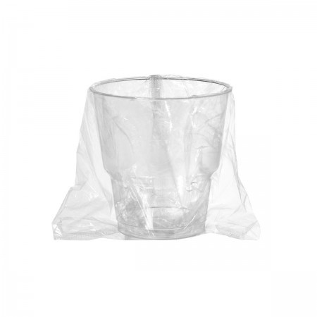 Duni Tourmaline Juice Glass, Single Hygiene Wrapped 24cl Transparent