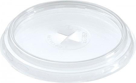 Duni Flat Lid With Hole 30cl / 39cl Transparent
