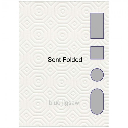 White Table Protector - Folded