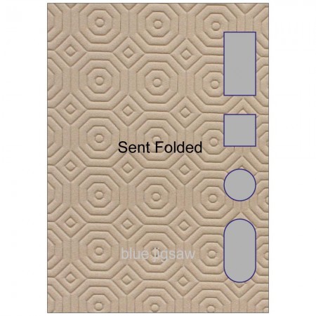 Beige Table Protector - Folded