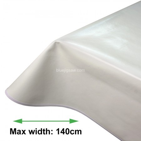 Plain White Vinyl PVC Tablecloth