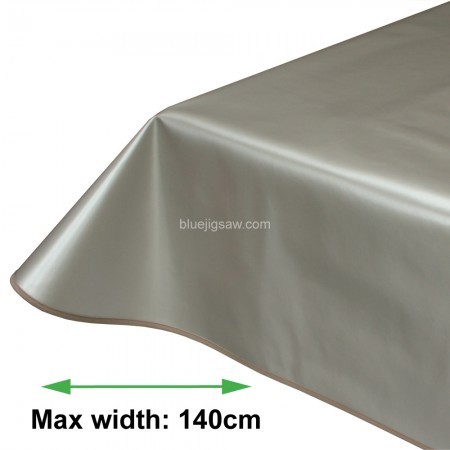 Plain Dark Pearl Vinyl PVC Tablecloth