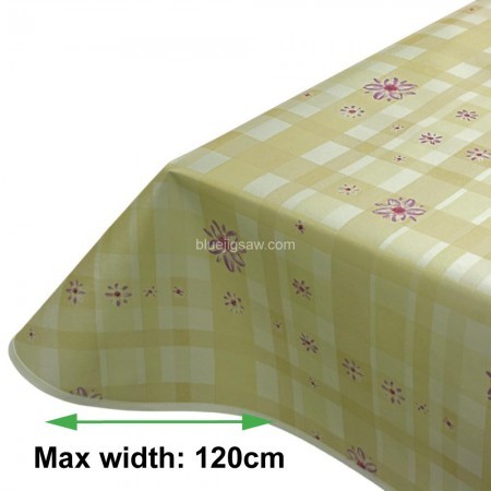 Samantha Purple PVC Tablecloth