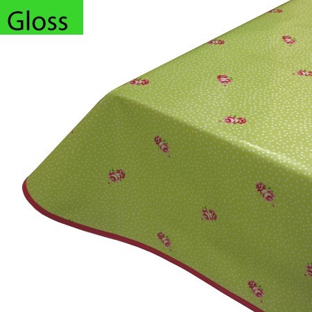 Emily Green PVC Oilcloth Tablecloth