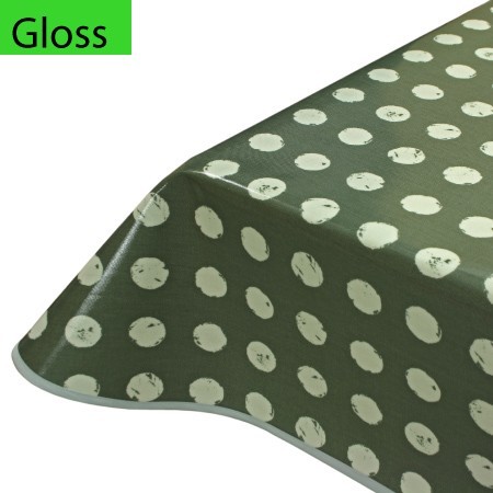 Splodge Grey PVC Oilcloth Tablecloth