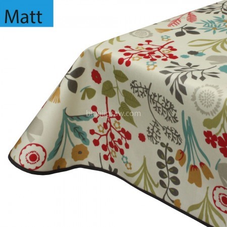 Cedars Park PVC Oilcloth Tablecloth