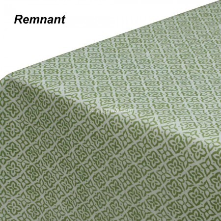 REMNANT Milton Green Acrylic Coated Fabric