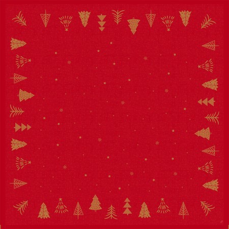 Duni Christmas Shimmer Trees Dunisilk® Slipcover 84cm x 84cm