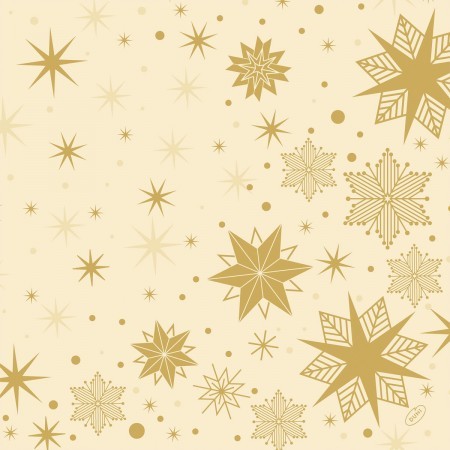 Duni Christmas Stargazing Cream Bio Dunisoft® Napkin 40cm