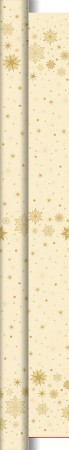 Duni Christmas Stargazing Cream Dunicel® Banquet Reel, 1.18m x 10m