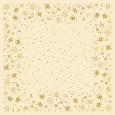 Duni Christmas Stargazing Cream Bio Dunicel® Slipcover 84cm x 84cm
