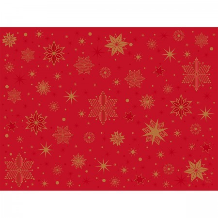 Duni Christmas Stargazing Red Paper Placemat 30cm x 40cm