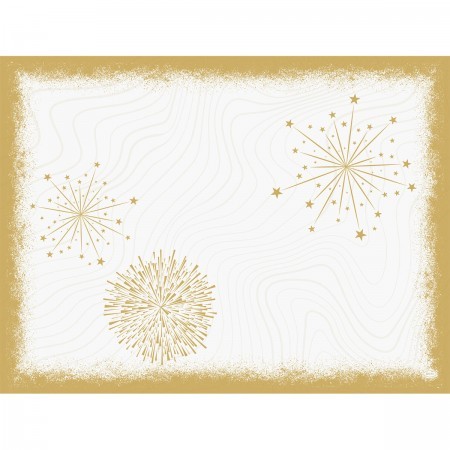 Duni Christmas Sparkly White Bio Dunicel® Placemat 30cm x 40cm