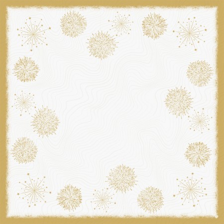 Duni Christmas Sparkly White Bio Dunicel® Slipcover 84cm x 84cm
