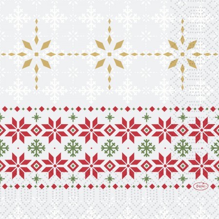 Duni Christmas Tradition Tissue Napkin 3ply 33cm