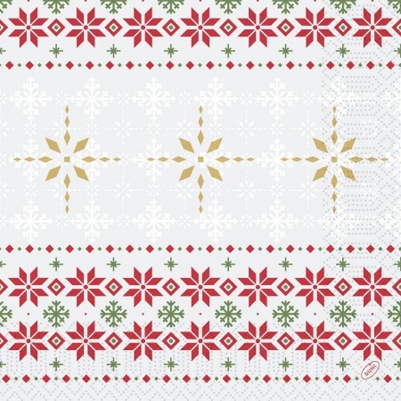 Duni Christmas Tradition Tissue Napkin 3ply 40cm