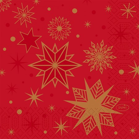 Stargazing Red Tissue Napkin 3ply 24cm