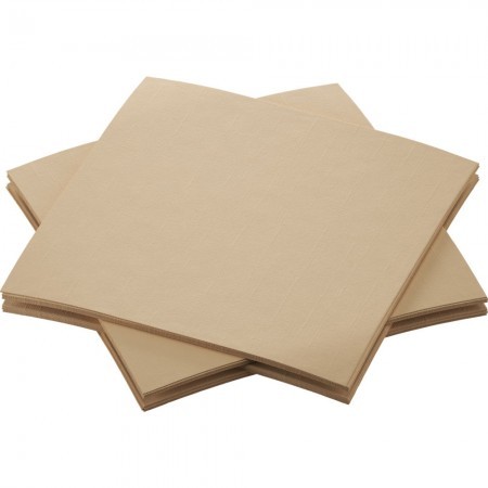 Bio Dunisoft&reg; Napkins, 20cm, Natural Brown