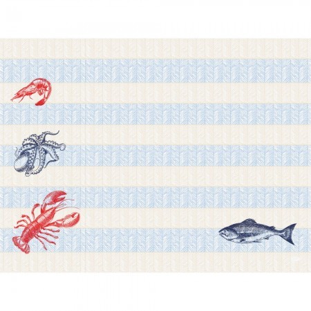 Sea Delights Paper Placemat, 30cm x 40cm