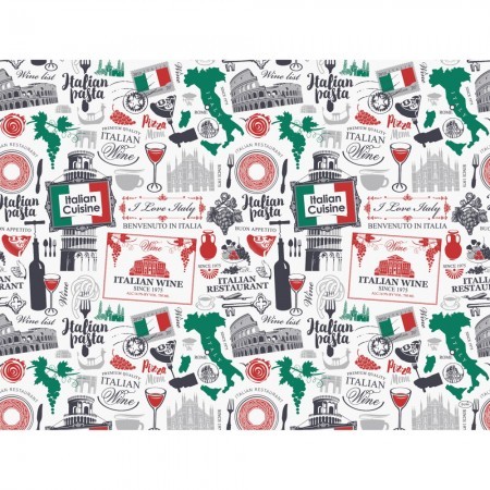Viva Italia Paper Placemat, 30cm x 40cm