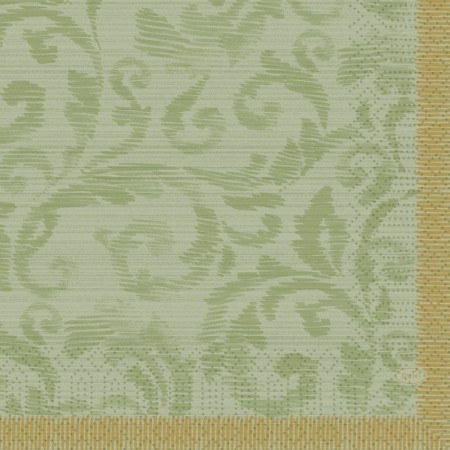 Rich Damast Pistachio 3ply Tissue Napkins 33cm x 33cm