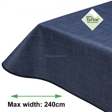 Wipeclean Banqueting Tablecloth Symphony Navy Blue