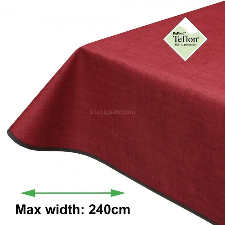 Wipeclean Banqueting Tablecloth Symphony Bordeaux