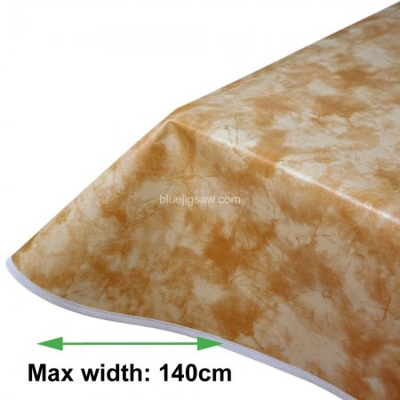 Misty Terracotta Wipeclean Tablecloth, Vinyl PVC