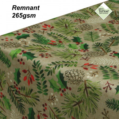 REMNANT Holy Christmas Acrylic Coated Fabric