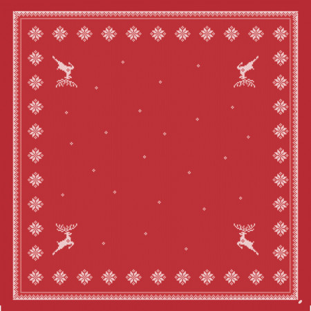 Duni Christmas Knitted Traditions Bio Dunicel&reg; Slipcover 84cm x 84cm