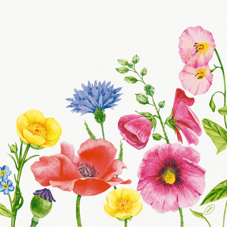 Dunisoft&reg; Napkin Flowy Meadow 40cm