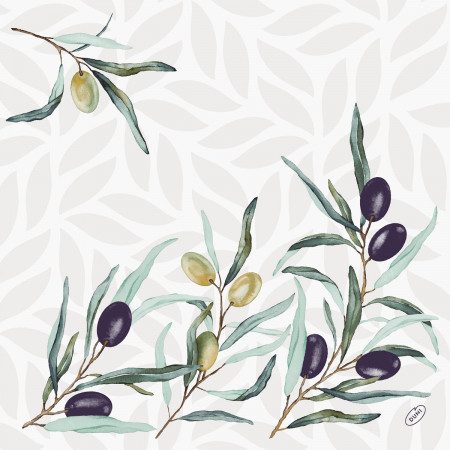 Dunisoft&reg; Napkin Olive Garden 40cm