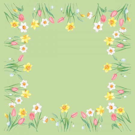 Spring Melody Dunisilk&reg; Slipcover 84cm x 84cm