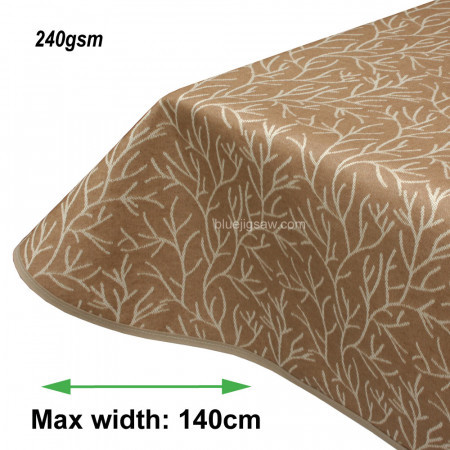Santa Maria Coconut Acrylic Coated Tablecloth