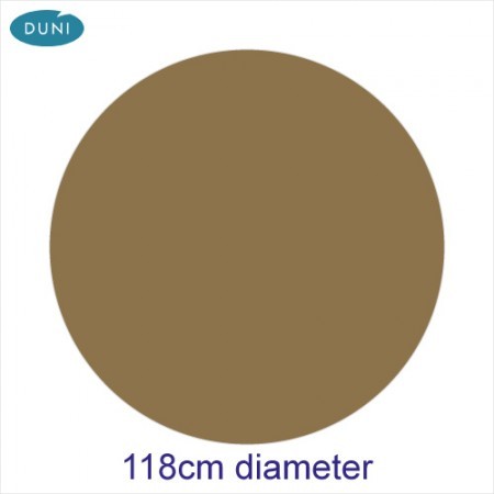Dunisilk Unicolour Round Tablecovers, Gold