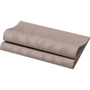 Duni Elegance Lily Napkins, 40cm, Greige